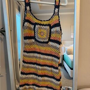 Tularosa Vibrant Crochet Dress